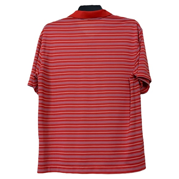 Nike Striped Dry Fit Golf Polo Large - Picture 2 of 6